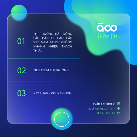 Acohome tuần 3 tháng 9