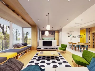 Phong cách thiết kế nội thất Funky