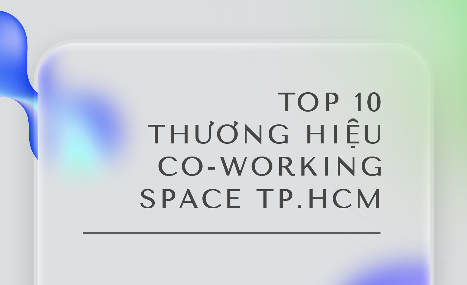 [Top 10+] thương hiệu Coworking Space uy tín tại tp HCM àco homes