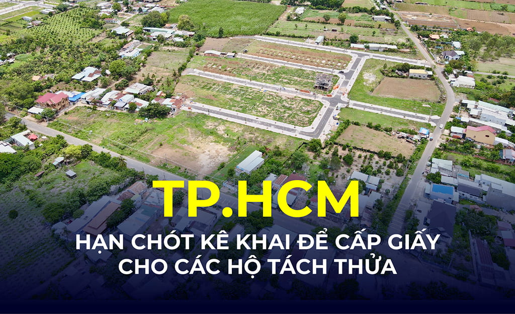 TpHCM cấp giấy chứng nhận quyền sử dụng đất tách thửa àco homes