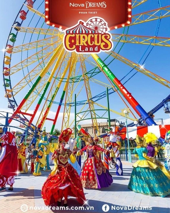 Công viên giải trí ven biển Circus Land mở cửa tại Novaworld Phan Thiết 4